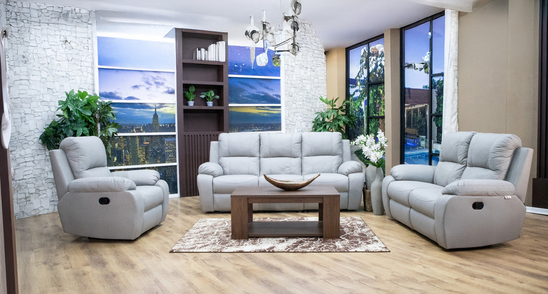 Athena 321 six-seater recliner suite