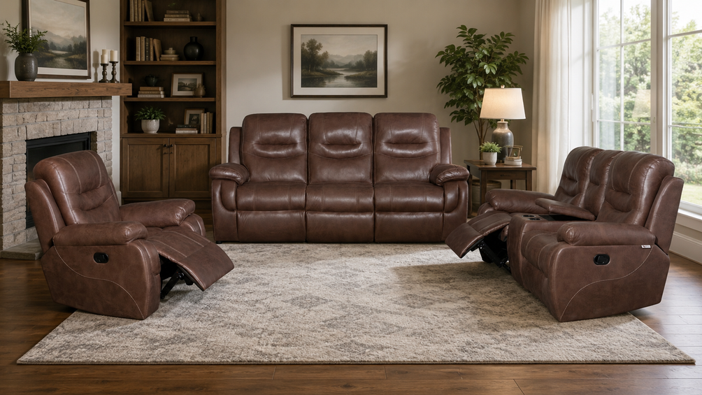 Portofino 321 three-action suite with console