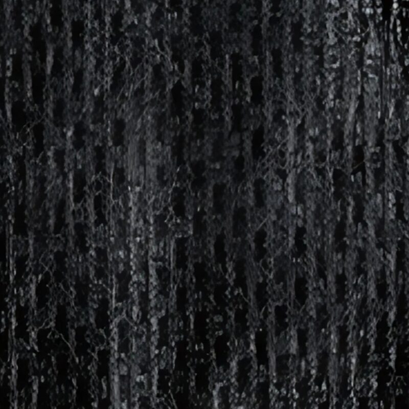 Black upholstery fabric swatch